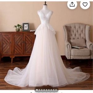 White wedding/prom dress